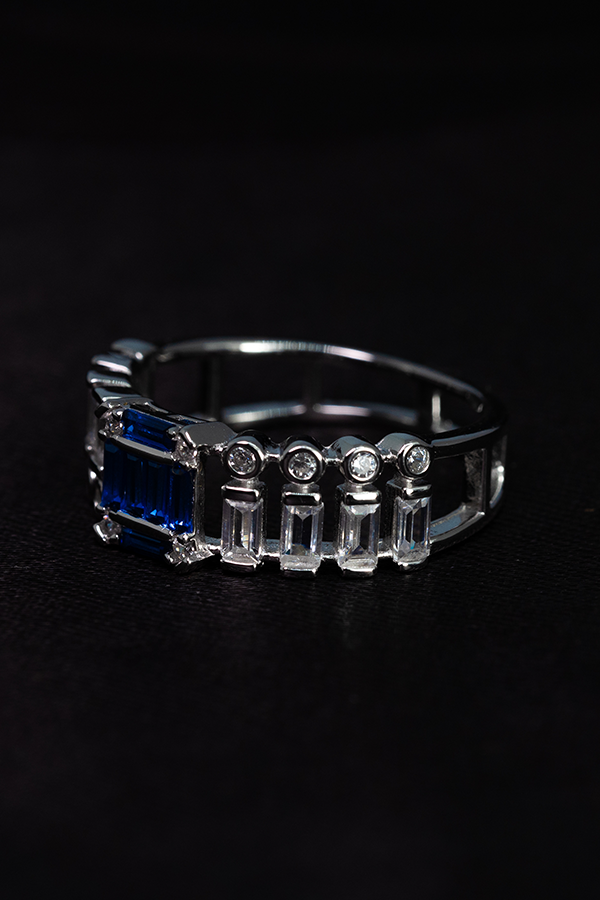 Blue Murano Ring