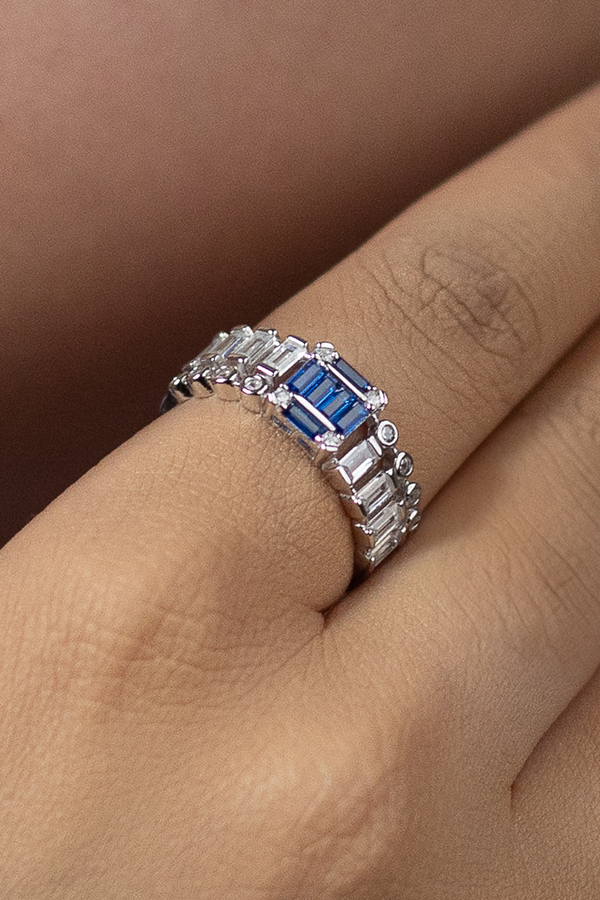 Blue Murano Ring