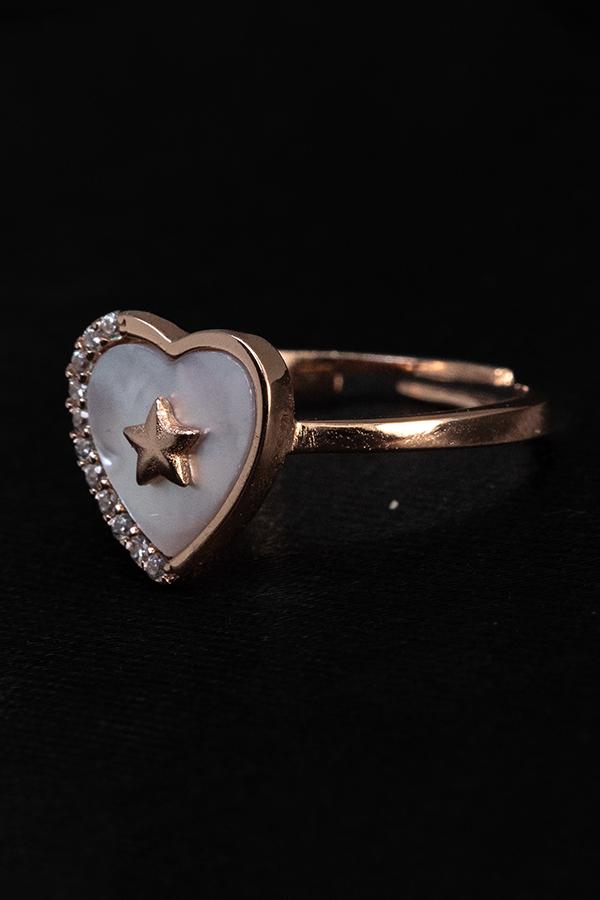 Blush Heart Ring