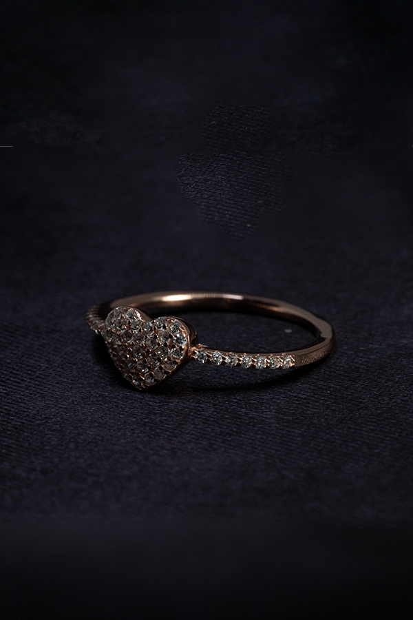 Blooming Heart Ring