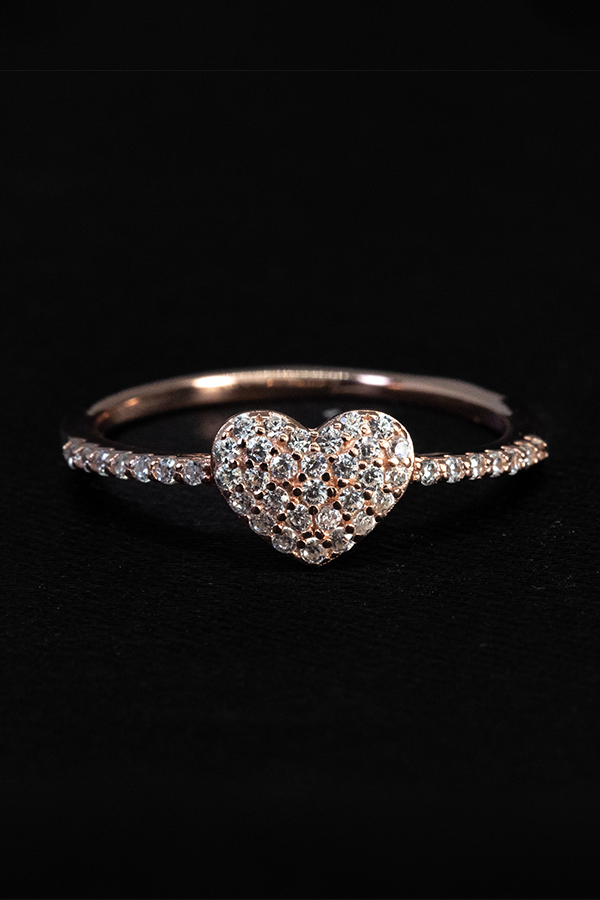 Blooming Heart Ring