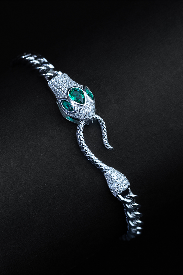 Teal Serpentine Bracelet