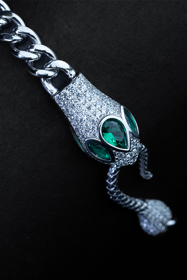 Teal Serpentine Bracelet