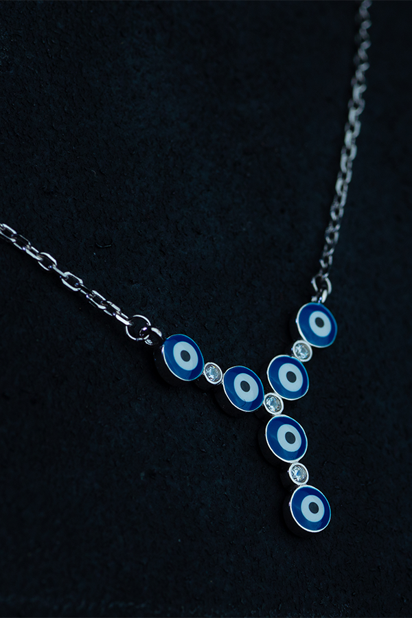 Evil Eye Silver Neckchain