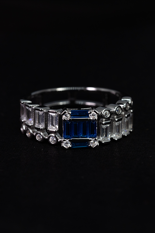 Blue Murano Ring