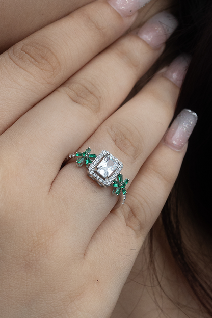 Basil Box Pearl Ring