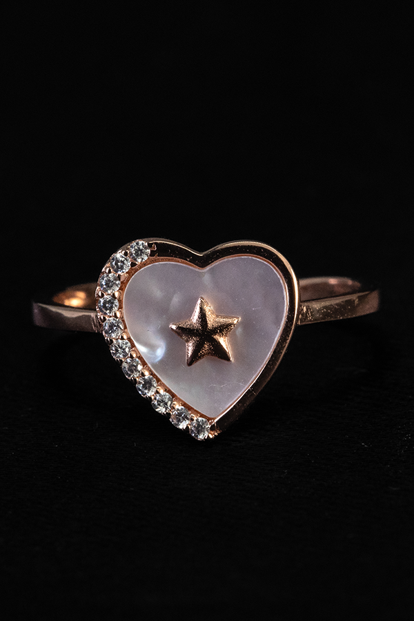 Blush Heart Ring