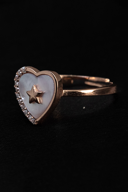 Blush Heart Ring