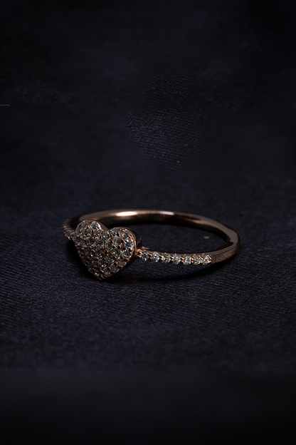 Blooming Heart Ring