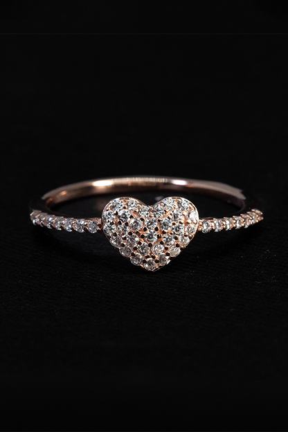Blooming Heart Ring