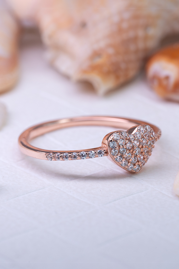 Blooming Heart Ring