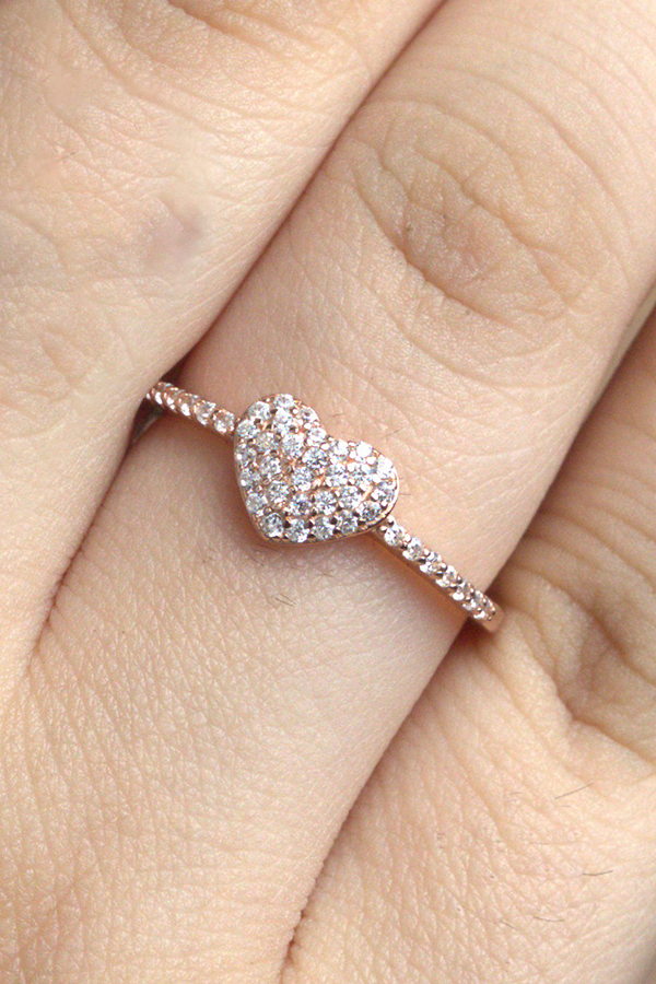 Blooming Heart Ring