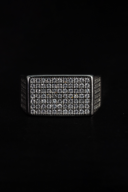 Flat square iced ring