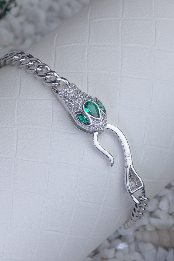 Teal Serpentine Bracelet