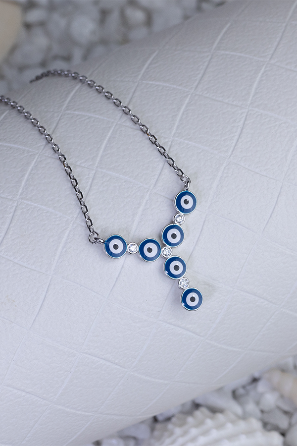 Evil Eye Silver Neckchain