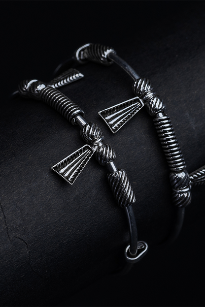 Bear Bell Silver Bangle