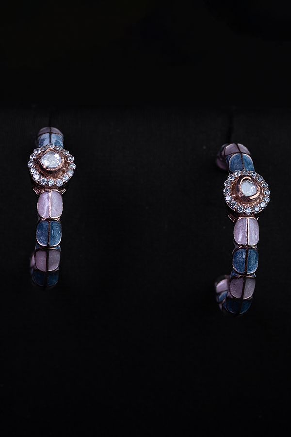 Pastel haze hoops