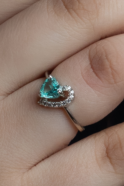 Agonised heart ring