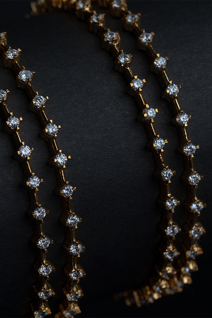 Gilded Glamour Bangles